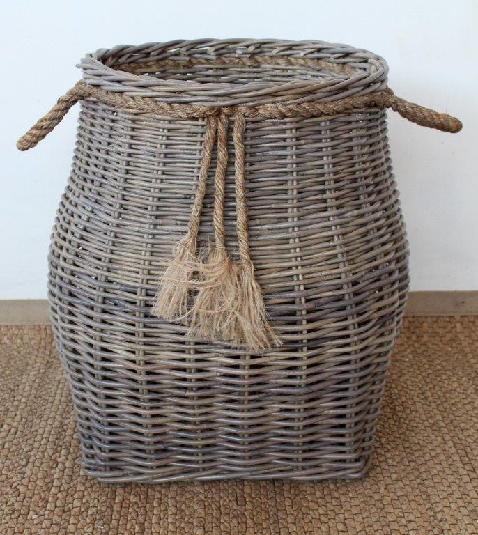 Large Rattan Round Basket
